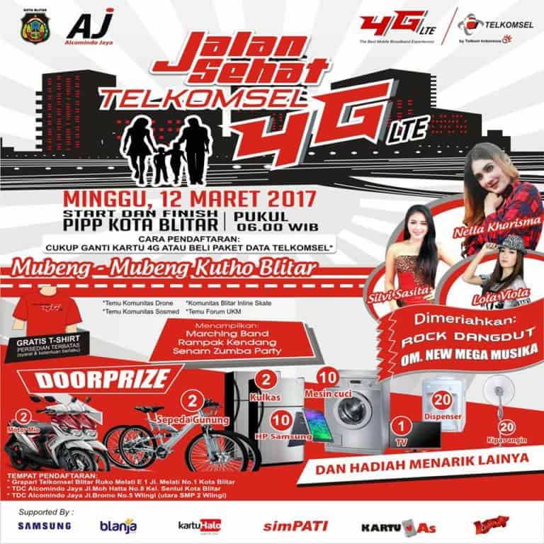 Jalan Sehat Bersama Terlkomsel