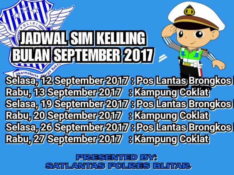 SIM Keliling September 2017