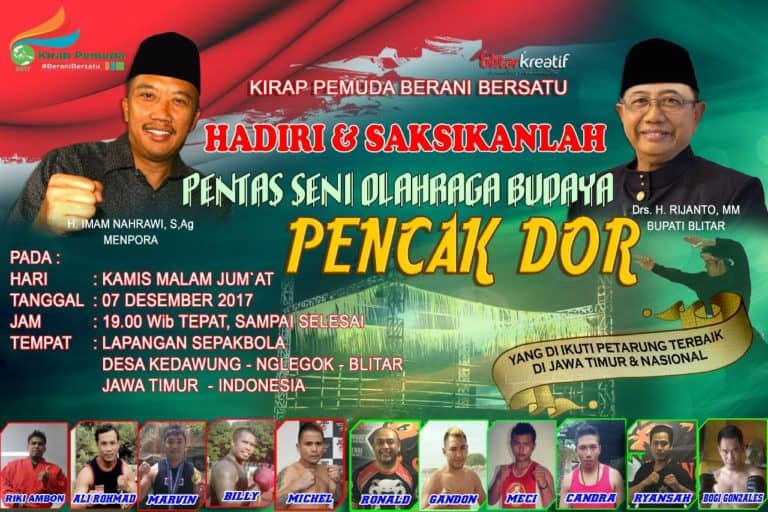 Pagelaran Pencak Dor Blitar Desember