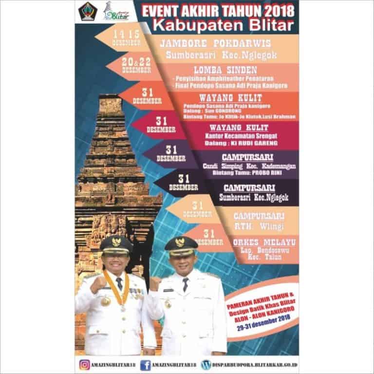 Event akhir tahun 2018 di Kab. Blitar