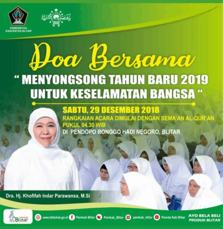 Doa bersama Khofifah Indar Parawansa