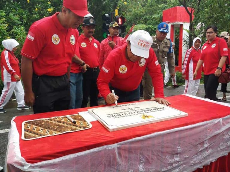 Peresmian Taman Edukasi Lalu Lintas oleh Bupati Blitar