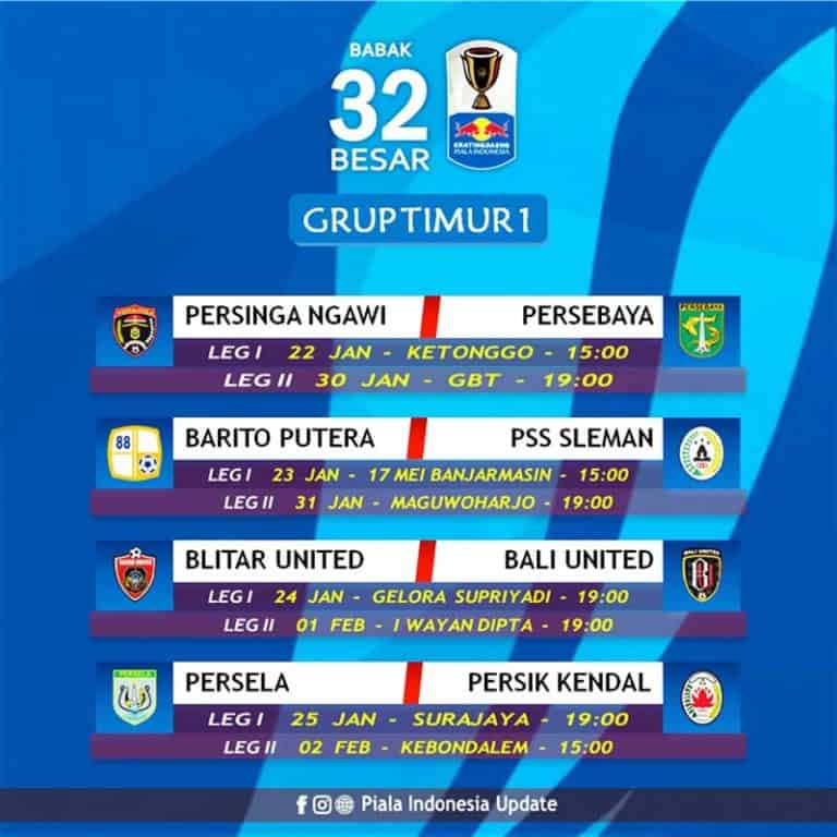 Jadwal tanding Blitar United