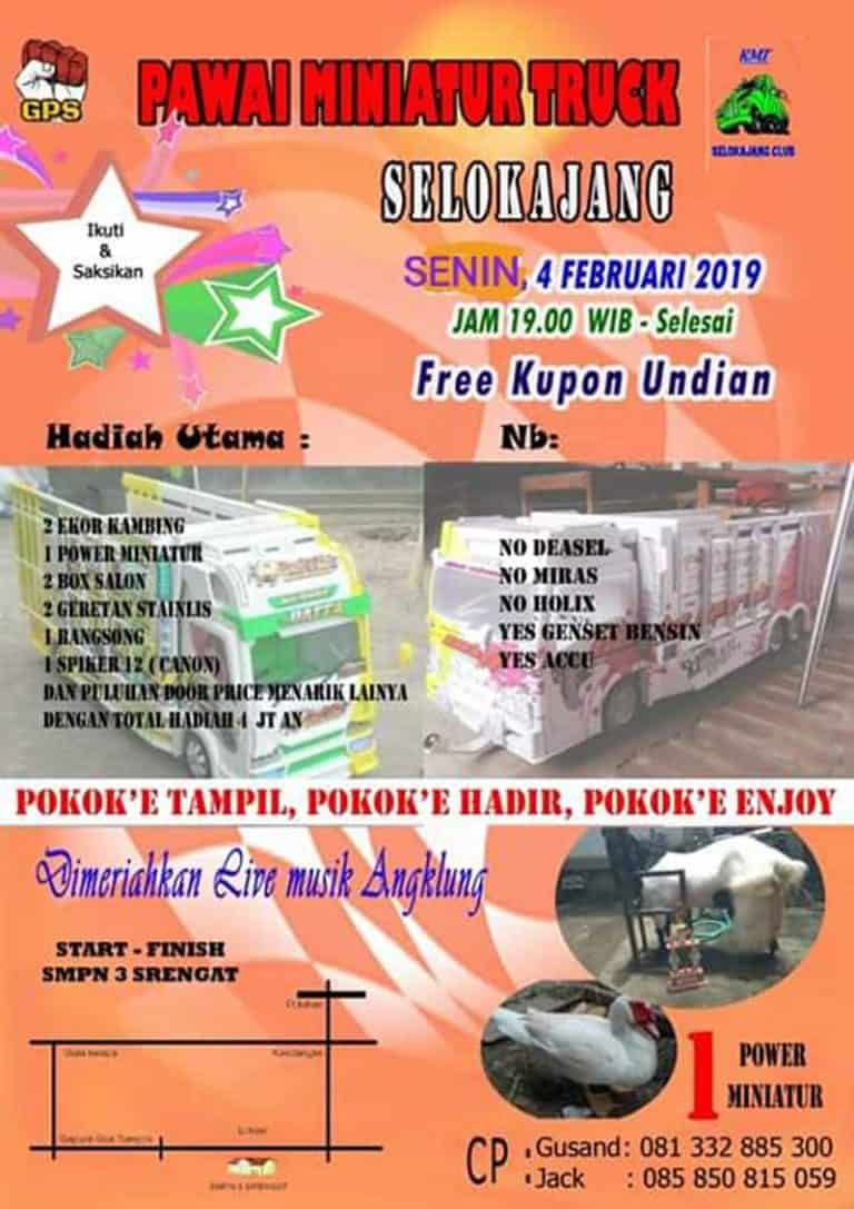 Pawai Miniatur Truck