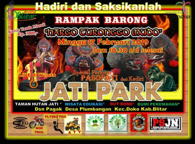 Rampak Barong di Jati Park