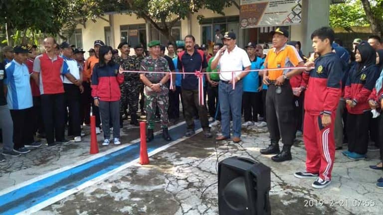 Peresmian tempat latihan praktek SIM C
