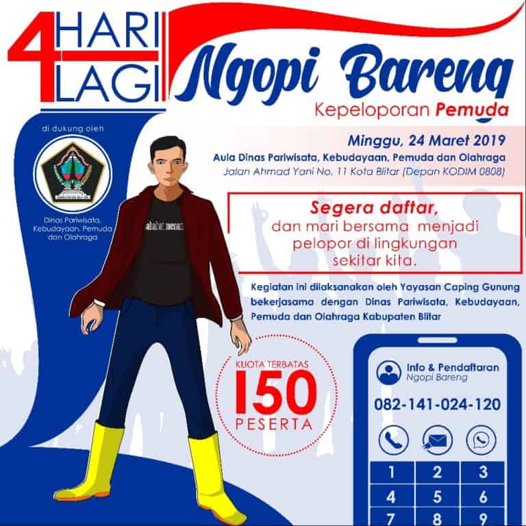 Ngopi Bareng Kepelopiran Pemuda Blitar 2019