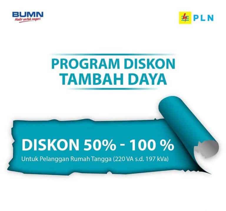 Program Diskon Tambah Daya