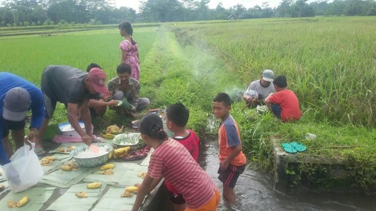 methik pari di Kamulan Talun