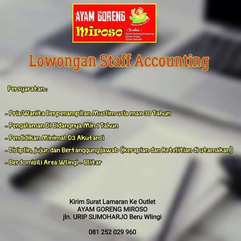 Lowongan kerja di Blitar
