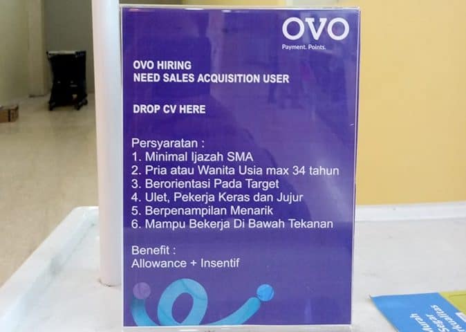 Lowongan kerja di OVO