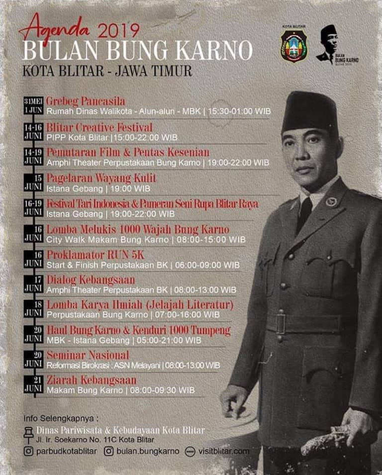 Agenda Bulan Bung Karno 2019 di Blitar
