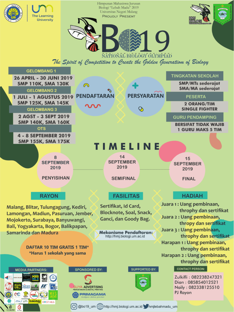 National Biology Olympiad 2019