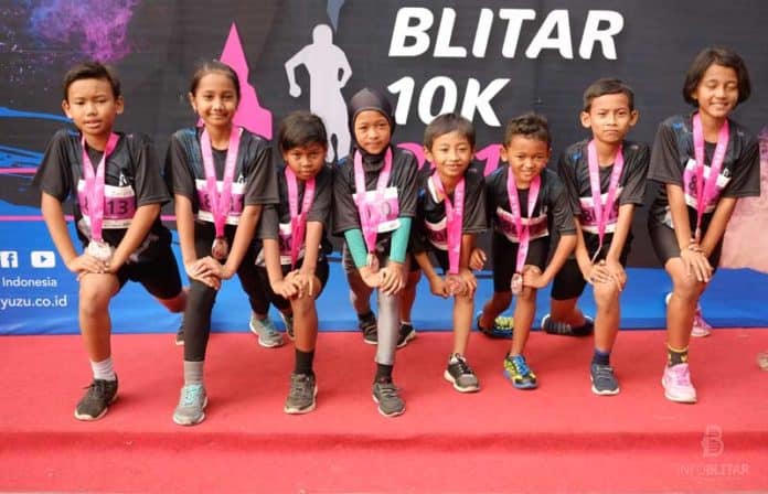 Anak-anak Ikut Berlari di Blitar 10K. Dok. Istimewa InfoBlitar