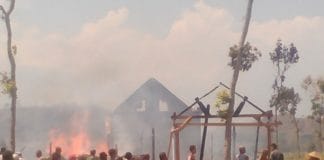 Kebakaran rumah di Dusun Bogoran Desa Pandanarum