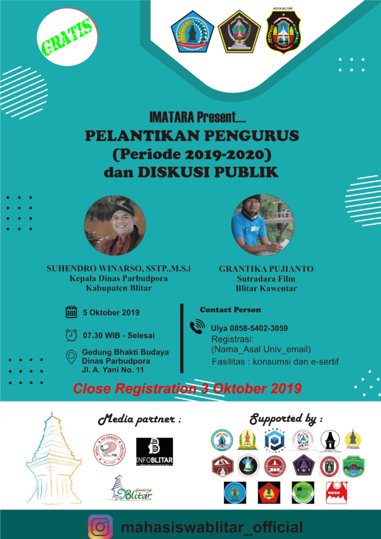 Pelantikan Pengurus IMATARA Tahun 2019