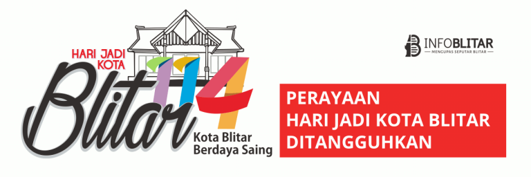 Perayaan Hari Jadi Kota Blitar Ditunda