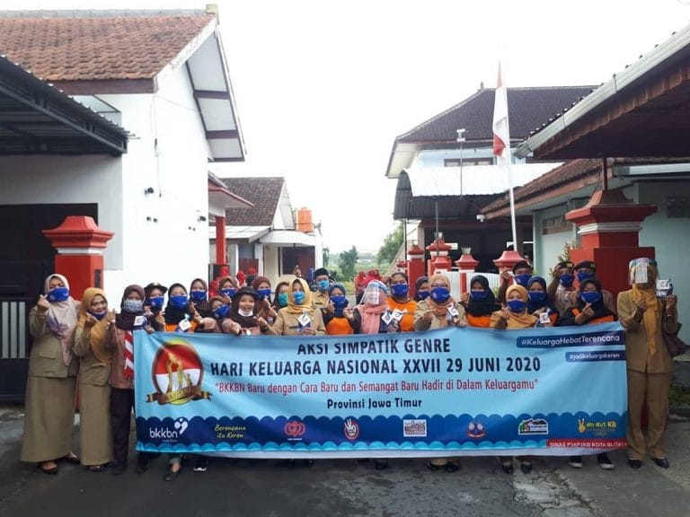 Peringatan Hari Keluarga Nasional tahun 2020. Foto: Pemkot Blitar