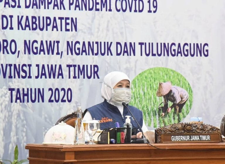 Gubernur Jawa Timur. Foto dari instagram @khofifah.ip