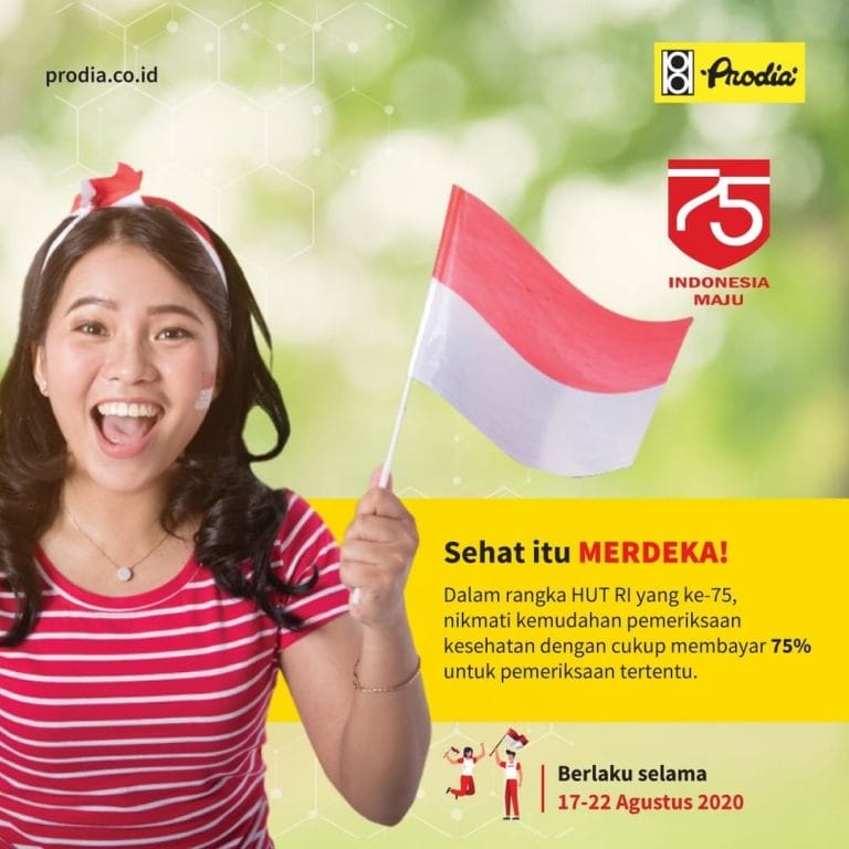 Promo dari Prodia selama bulan Agustus 2020