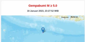 Gempa Bumi 18 Januari Blitar