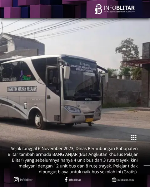 Bus Sekolah Gratis Kabupaten Blitar