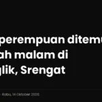 Kartu grafis Info Blitar bertuliskan bayi perempuan ditemukan tengah malam di Ngaglik, Srengat